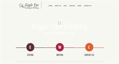 Desktop Screenshot of eagleeyeediting.com